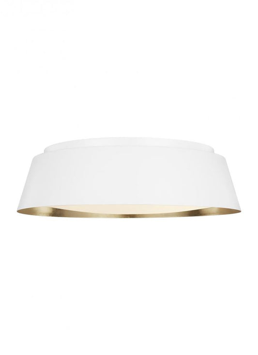 Visual Comfort Studio Asher Large Flush Mount Matte White