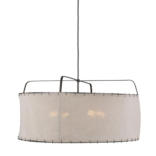 Visual Comfort Studio Dunne 4 Light Wide Pendant Aged Iron