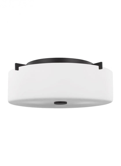 Generation Lighting Sunset Drive Small Two Light Flush Mount Oil Rubbed Bronze