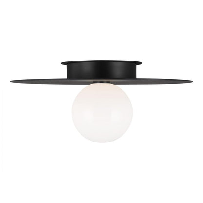Visual Comfort Studio Nodes Large Flush Mount Midnight Black