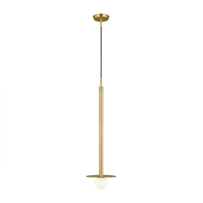 Visual Comfort Studio Nodes Tall Pendant Burnished Brass