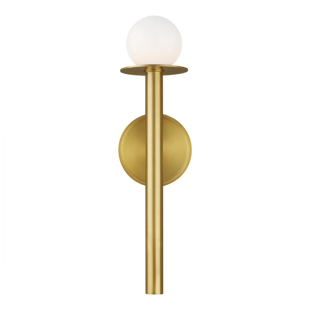 Visual Comfort Studio Nodes Wall Sconce Burnished Brass