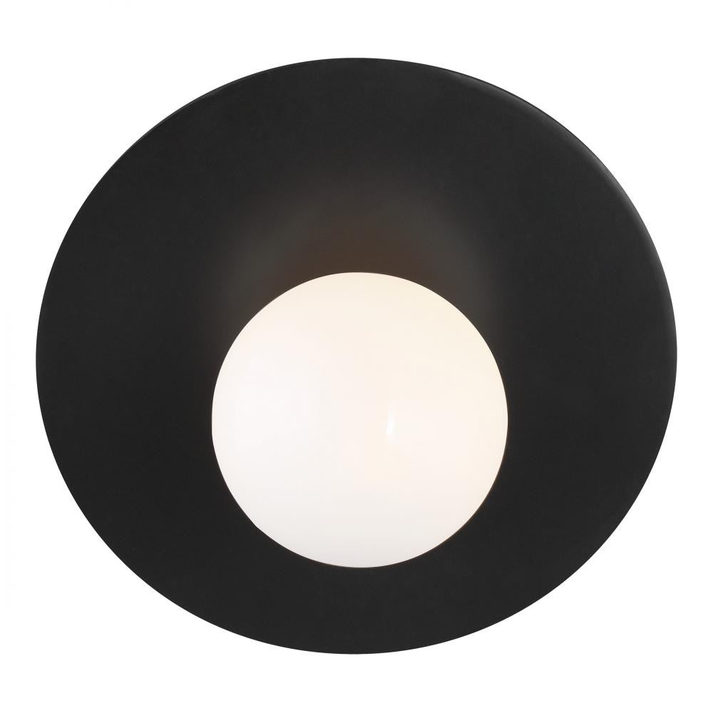 Visual Comfort Studio Nodes Large Angled Wall Sconce Midnight Black