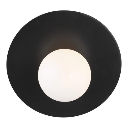 Visual Comfort Studio Nodes Large Angled Wall Sconce Midnight Black