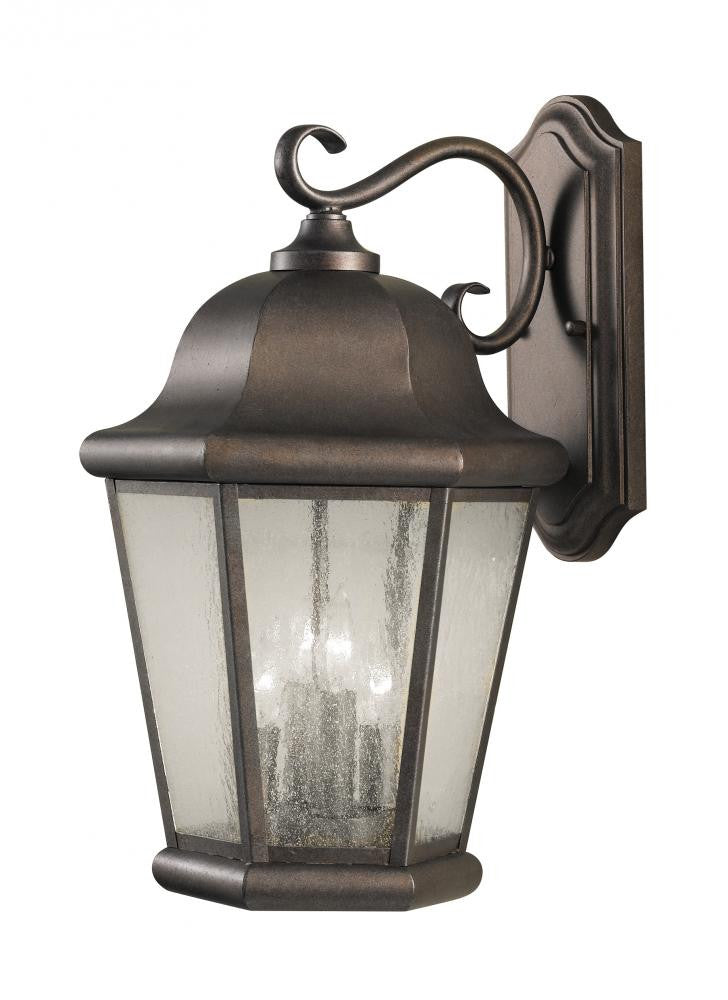 Generation Lighting Martinsville Extra Large Four Light Outdoor Wall Corinthian Bronze