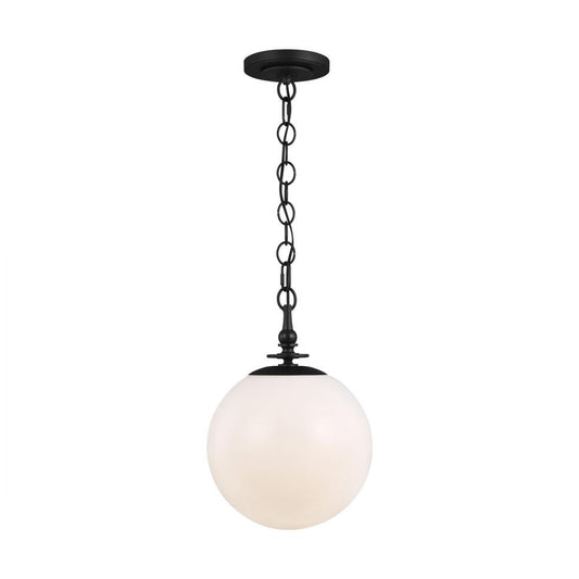 Visual Comfort Studio Capri Large Pendant Aged Iron