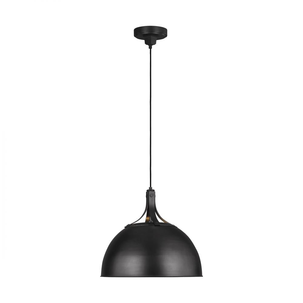 Visual Comfort Studio Logan Large Pendant Aged Iron