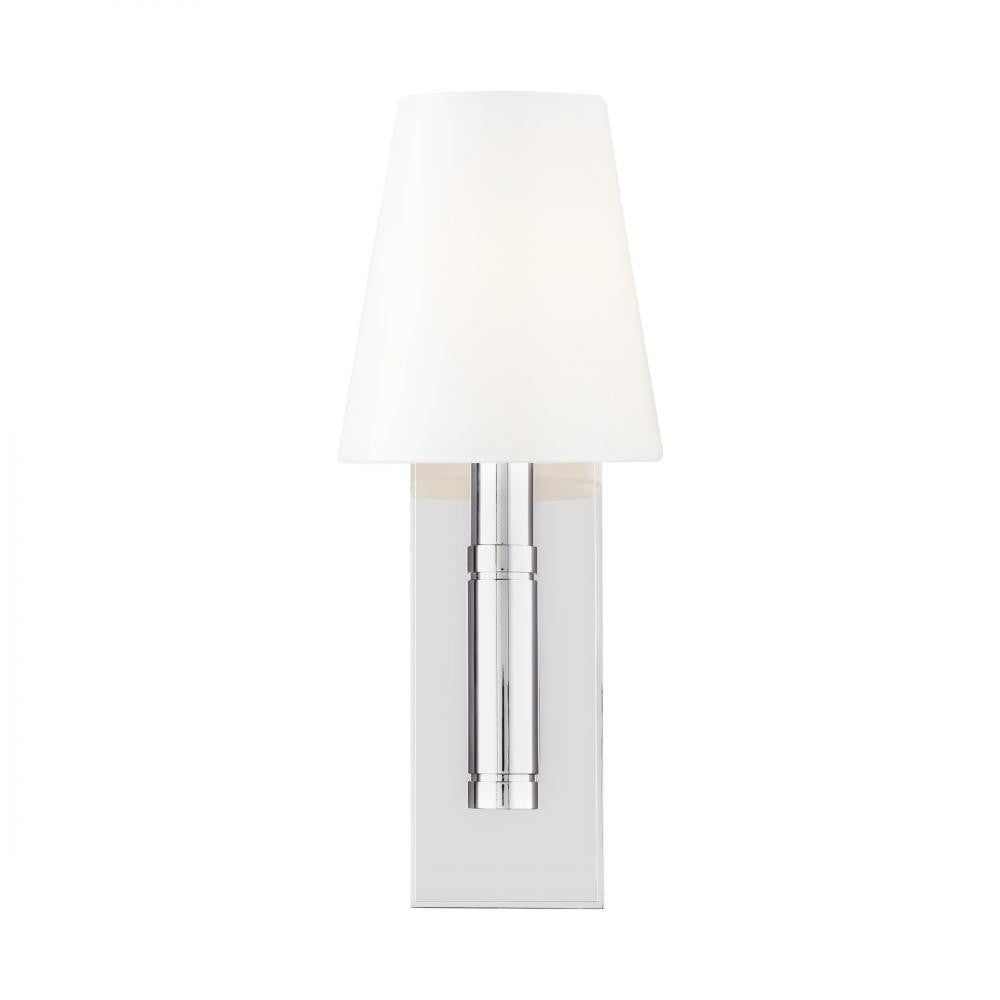 Visual Comfort Studio Beckham Classic Rectangular Wall Sconce Polished Nickel