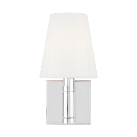 Visual Comfort Studio Beckham Classic Square Wall Sconce Polished Nickel