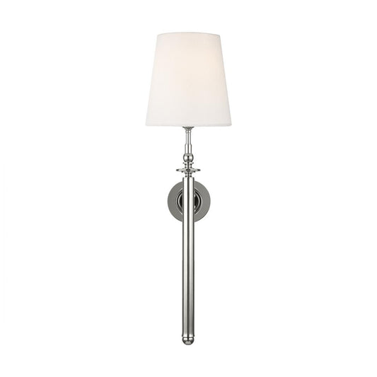 Visual Comfort Studio Capri Tail Wall Sconce Polished Nickel