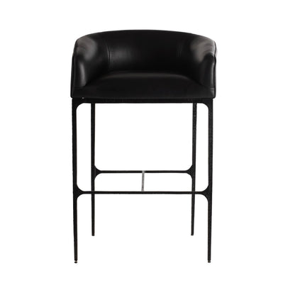 Arteriors Home Osbourne Bar Stool Black