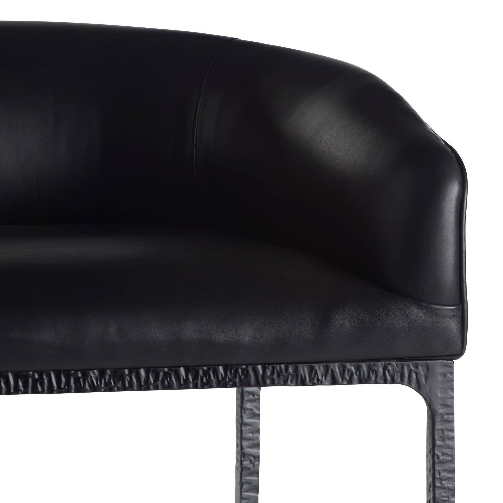 Arteriors Home Osbourne Bar Stool Black