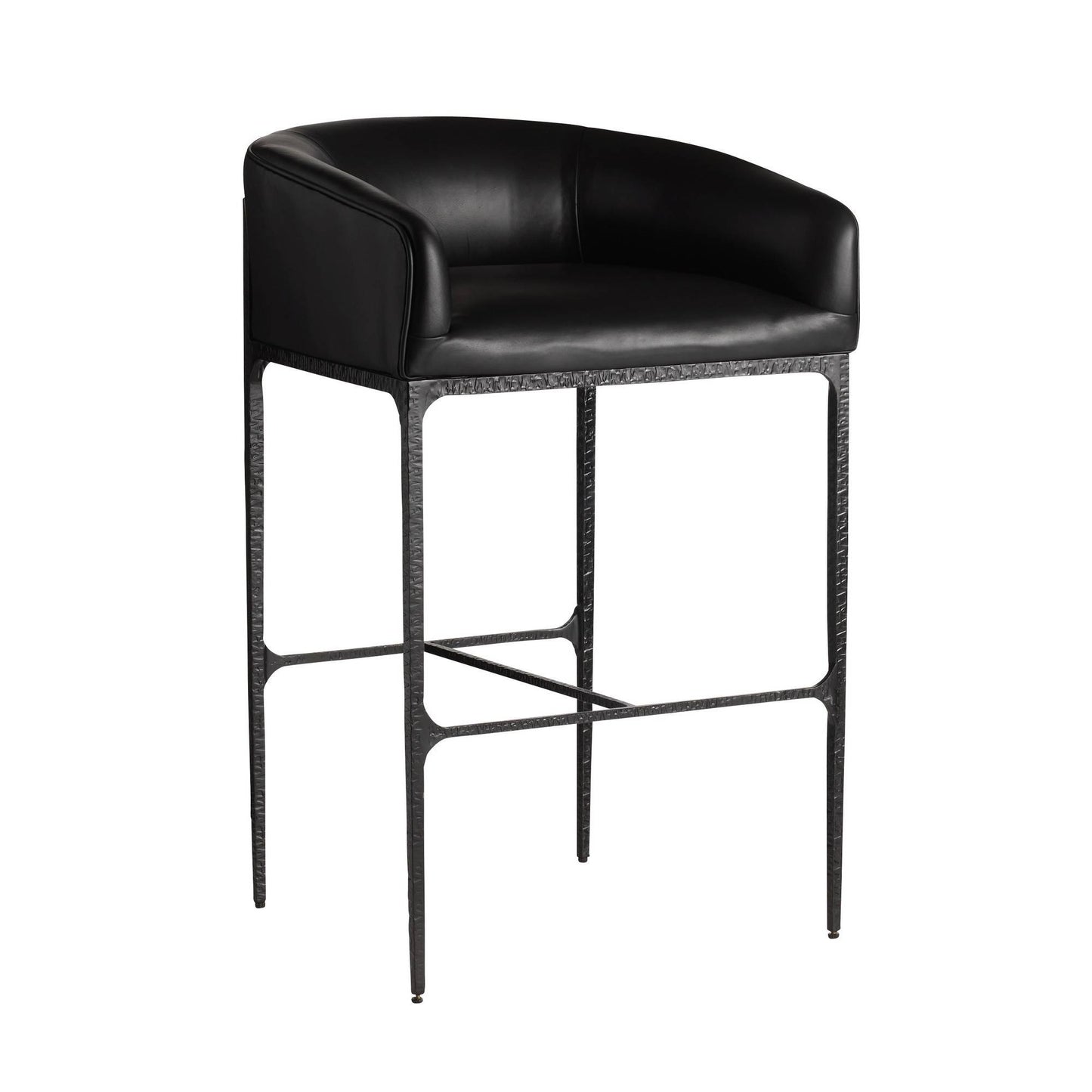 Arteriors Home Osbourne Bar Stool Black