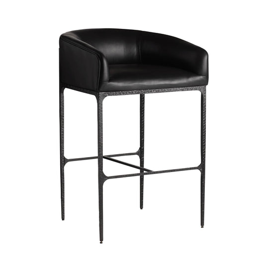 Arteriors Home Osbourne Bar Stool Black