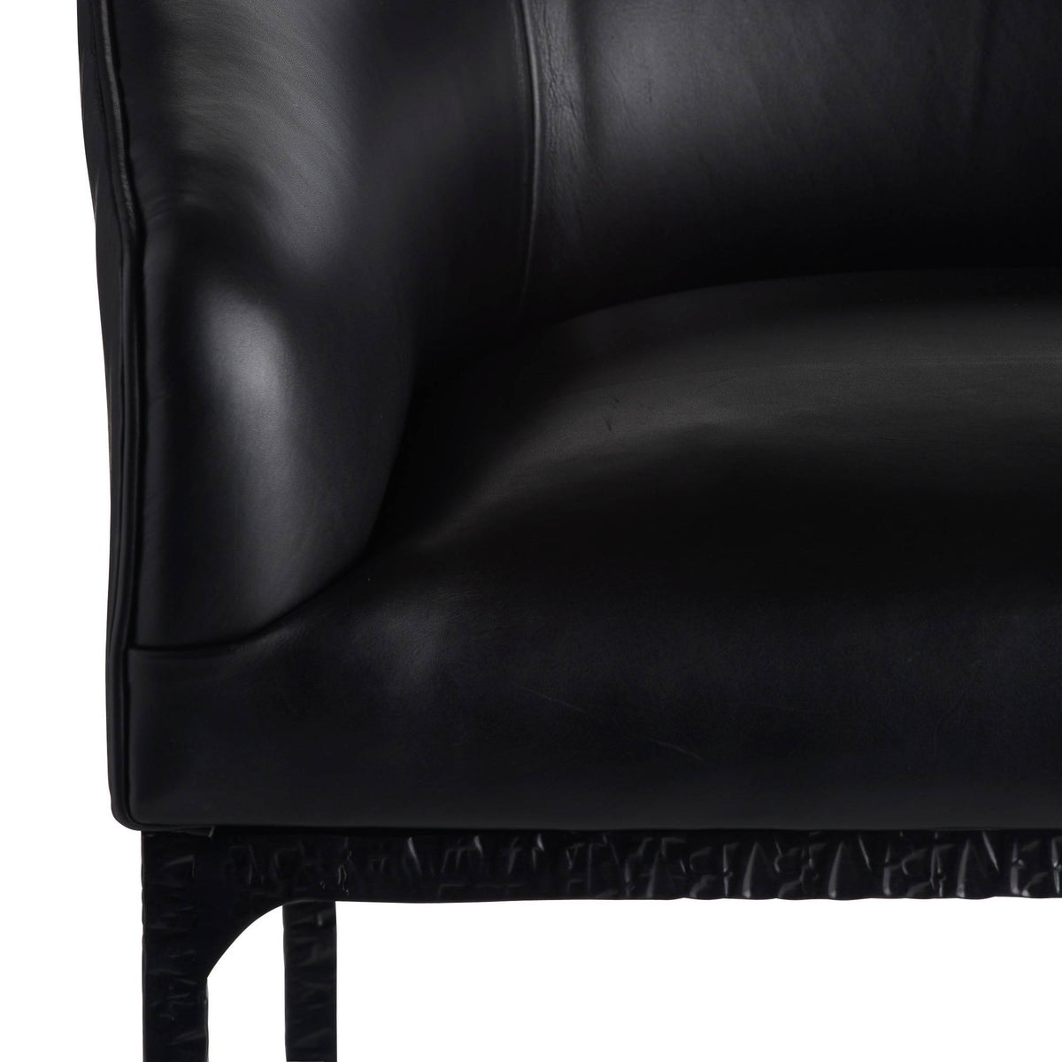 Osbourne Counter Stool Black Leather