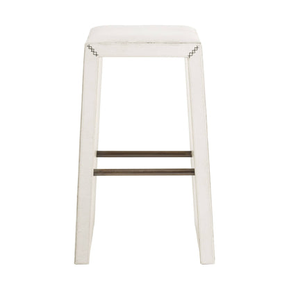 Arteriors Home Cowan Bar Stool White