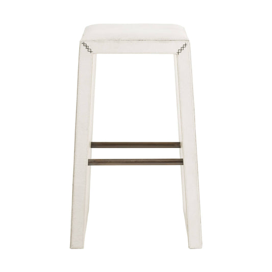 Arteriors Home Cowan Bar Stool White