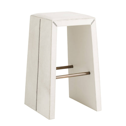 Arteriors Home Cowan Bar Stool White