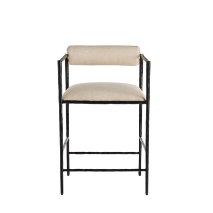 Arteriors Home Barbana Counter Stool Oxford White Oxford White