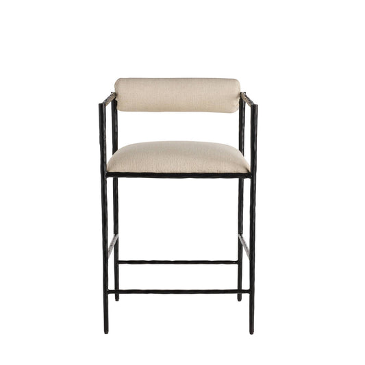 Arteriors Home Barbana Counter Stool Oxford White Oxford White