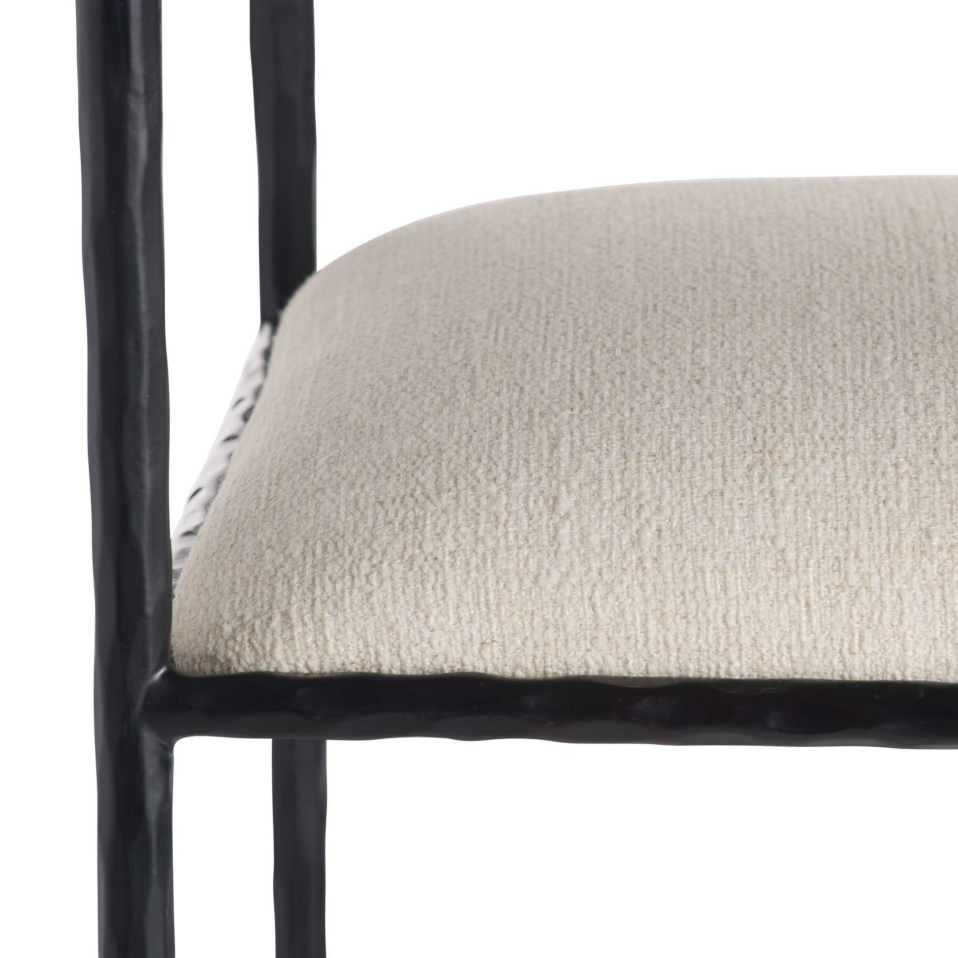Arteriors Home Barbana Bar Stool Oxford White Performance Fabric Oxford White