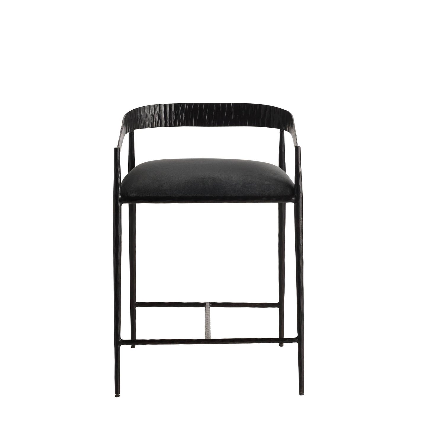 Arteriors Home Ansel Counter Stool Midnight Grey