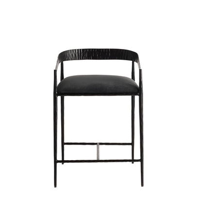 Arteriors Home Ansel Counter Stool Midnight Grey