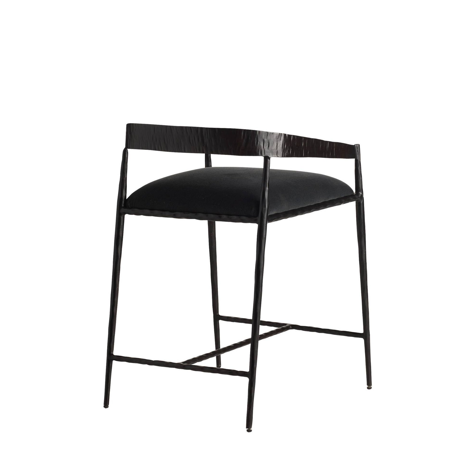 Arteriors Home Ansel Counter Stool Midnight Grey