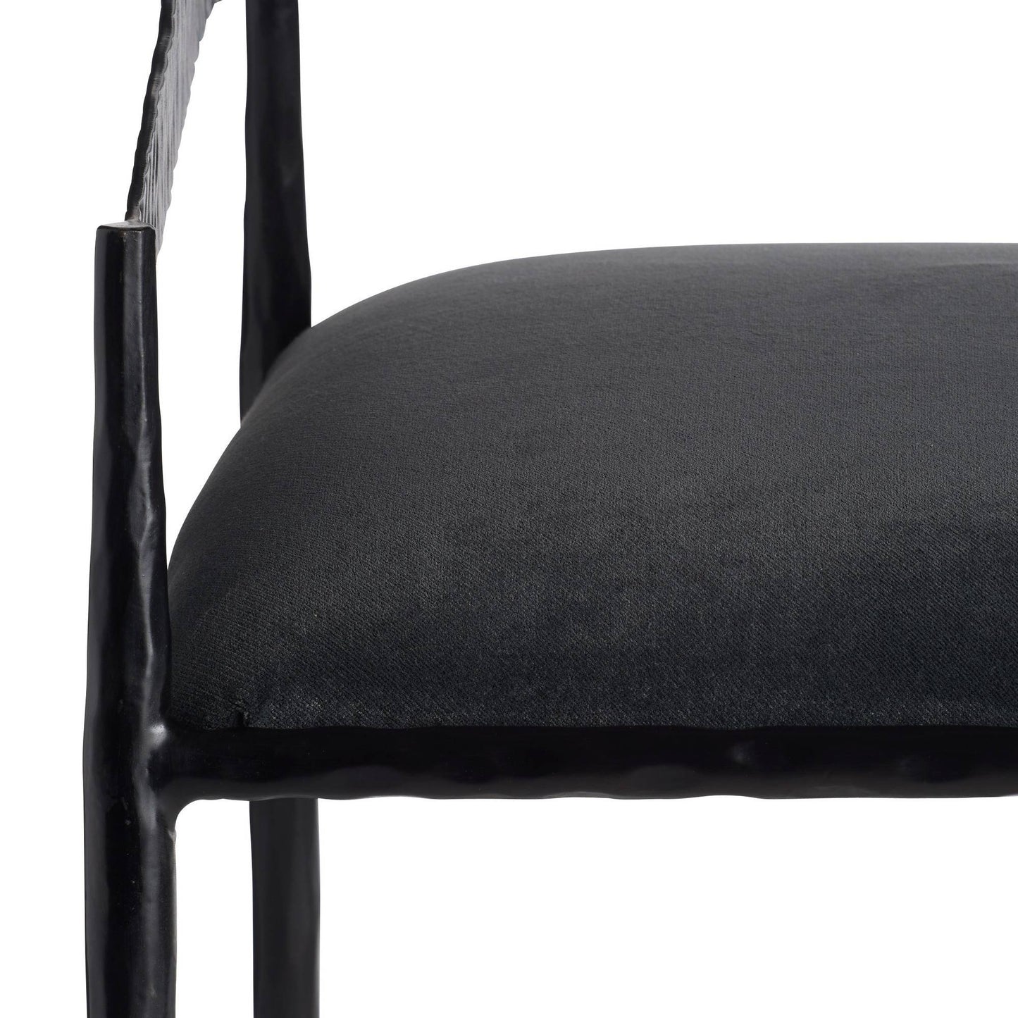 Arteriors Home Ansel Counter Stool Midnight Grey
