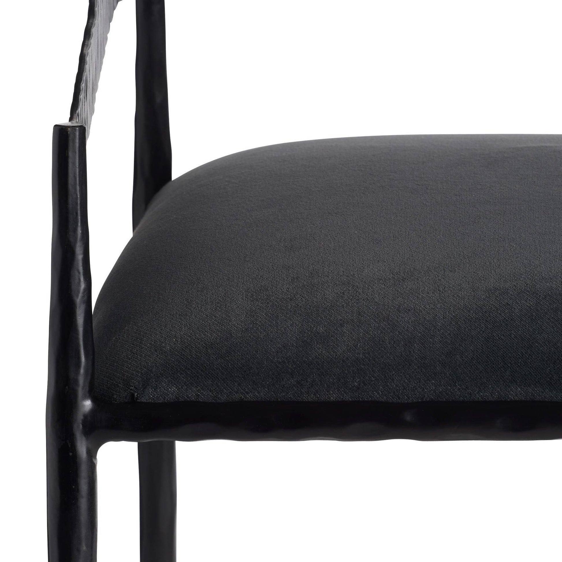 Arteriors Home Ansel Counter Stool Midnight Grey