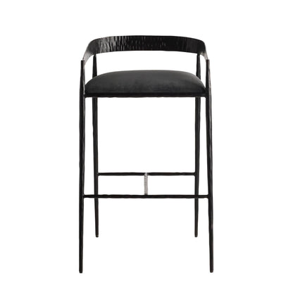Ansel Bar Stool Midnight Grey