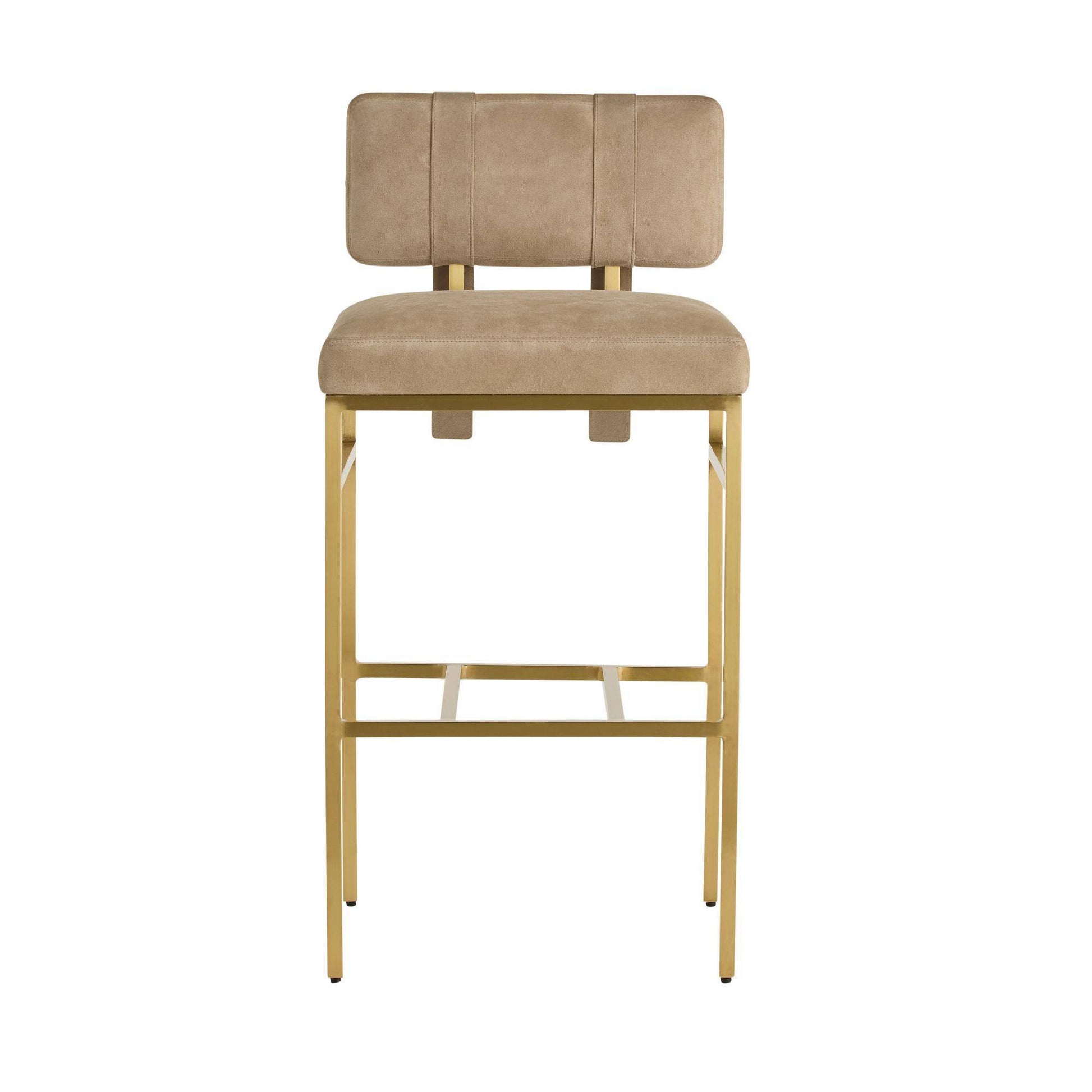 Arteriors Home Laney Bar Stool Taupe