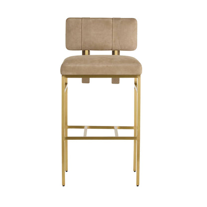 Arteriors Home Laney Bar Stool Taupe