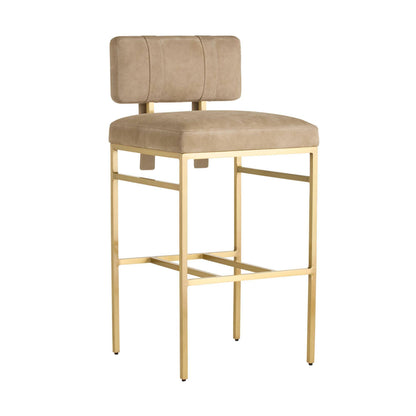 Arteriors Home Laney Bar Stool Taupe