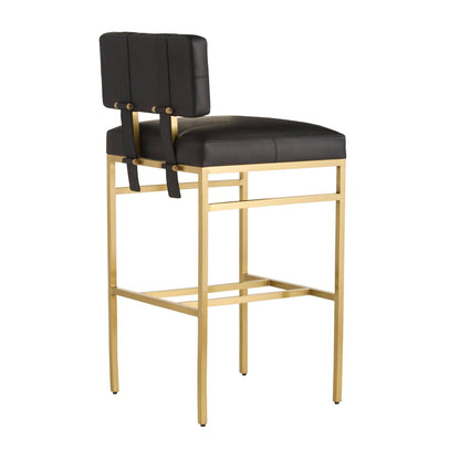 Arteriors Home Laney Bar Stool Black
