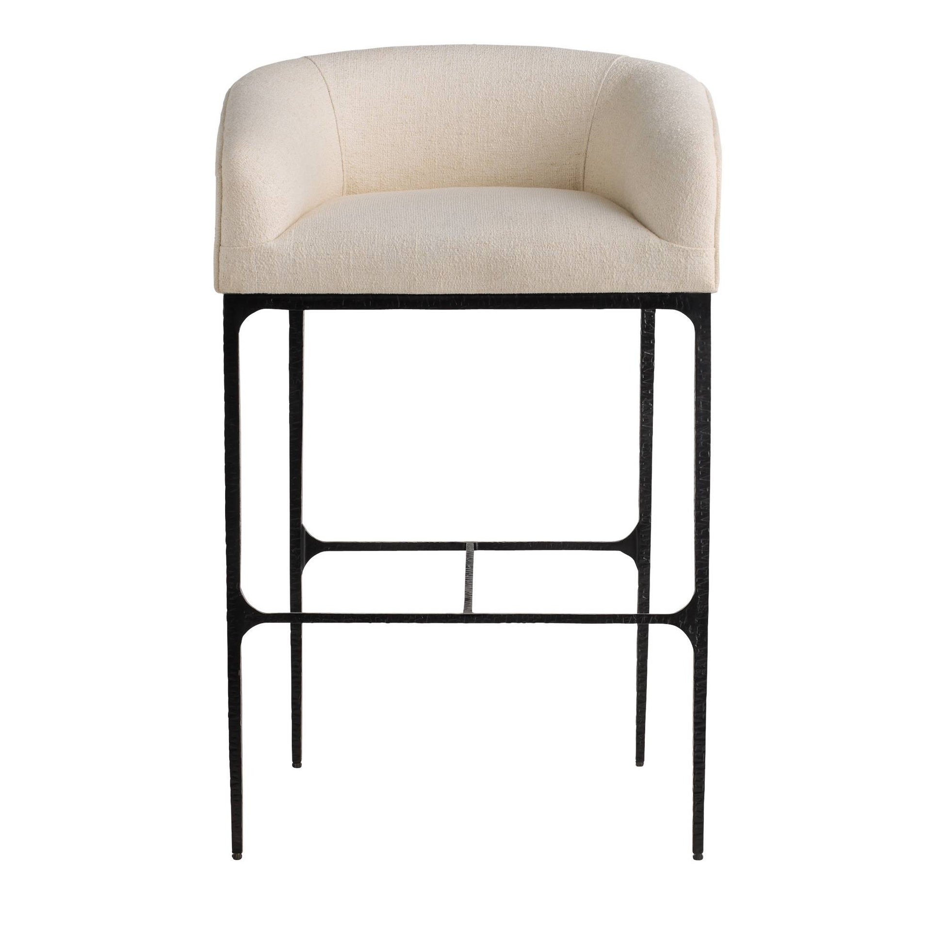 Arteriors Home Osbourne Bar Stool Oxford White
