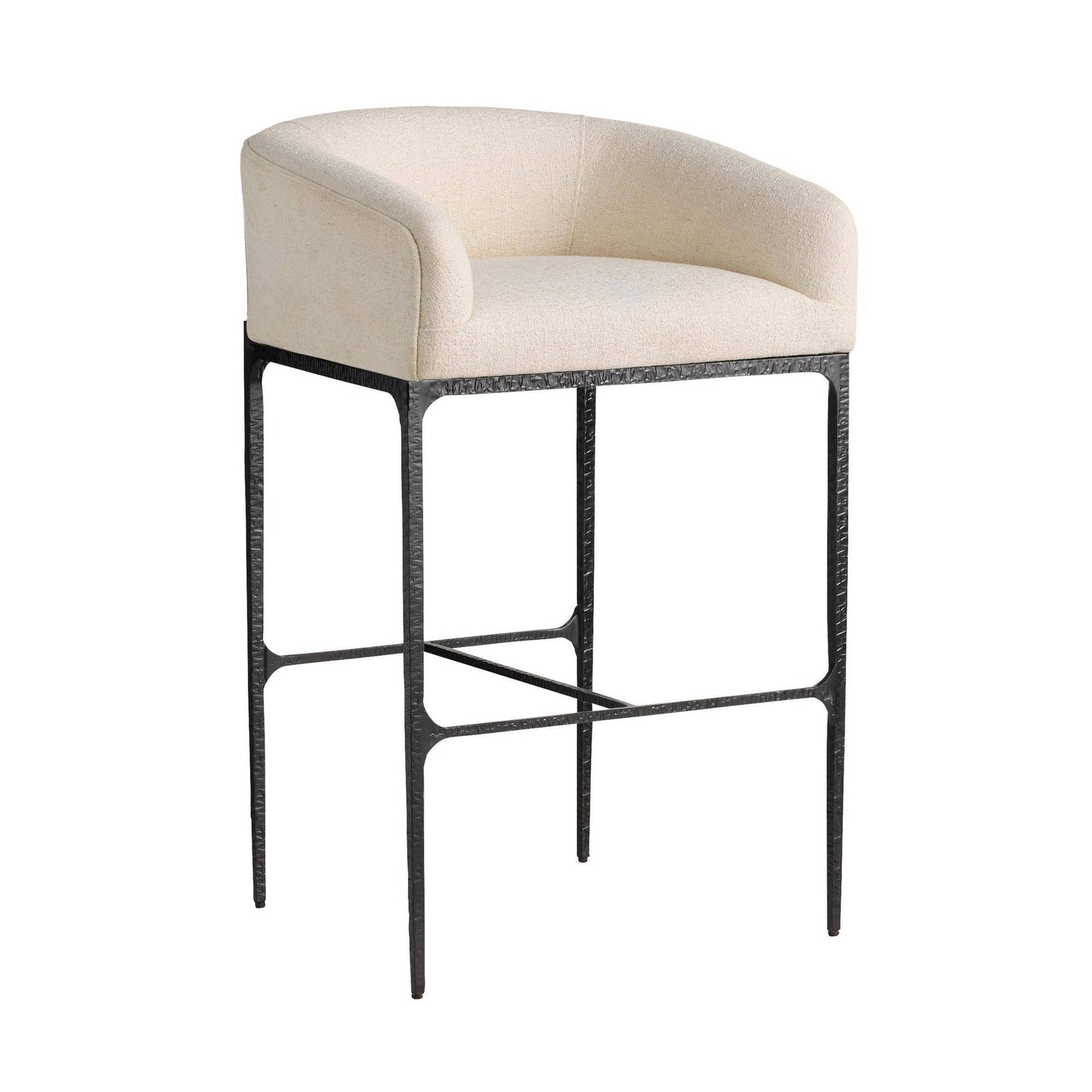 Arteriors Home Osbourne Bar Stool Oxford White