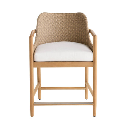 Arteriors Home Chilton Outdoor Counter Stool Pearl