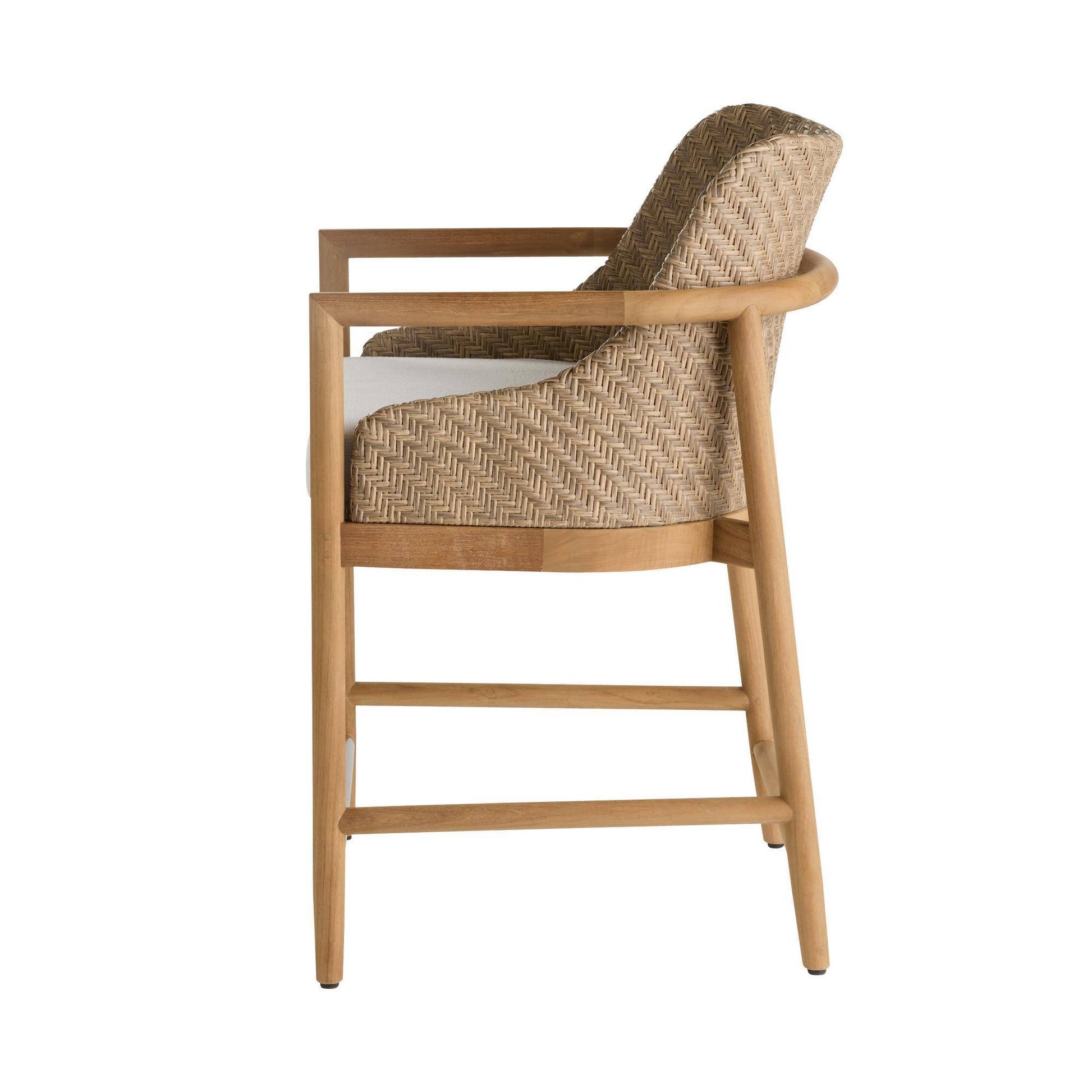 Arteriors Home Chilton Outdoor Counter Stool Pearl