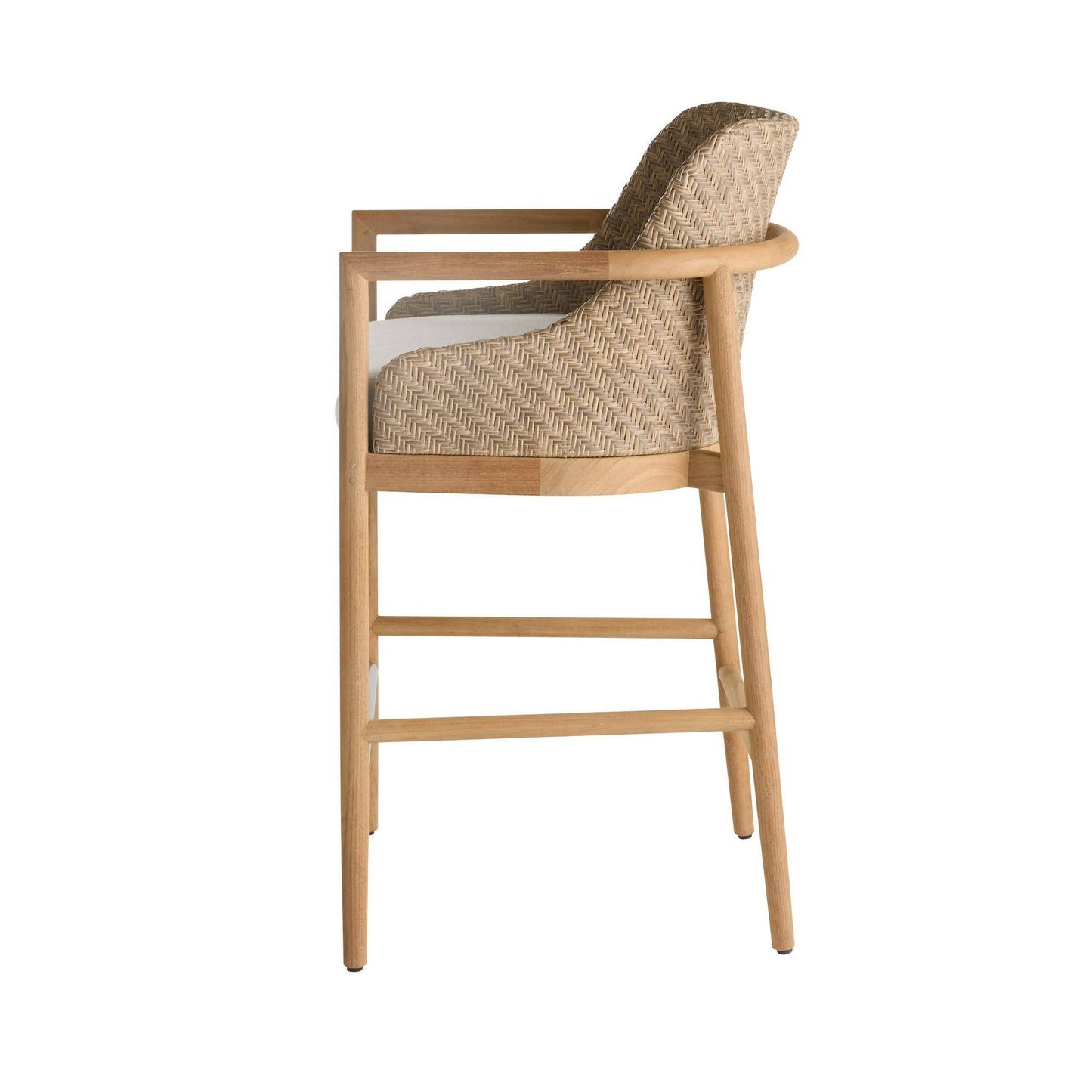 Arteriors Home Chilton Outdoor Bar Stool Pearl