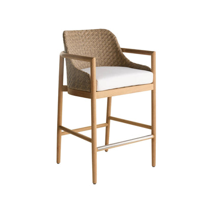 Arteriors Home Chilton Outdoor Bar Stool Pearl