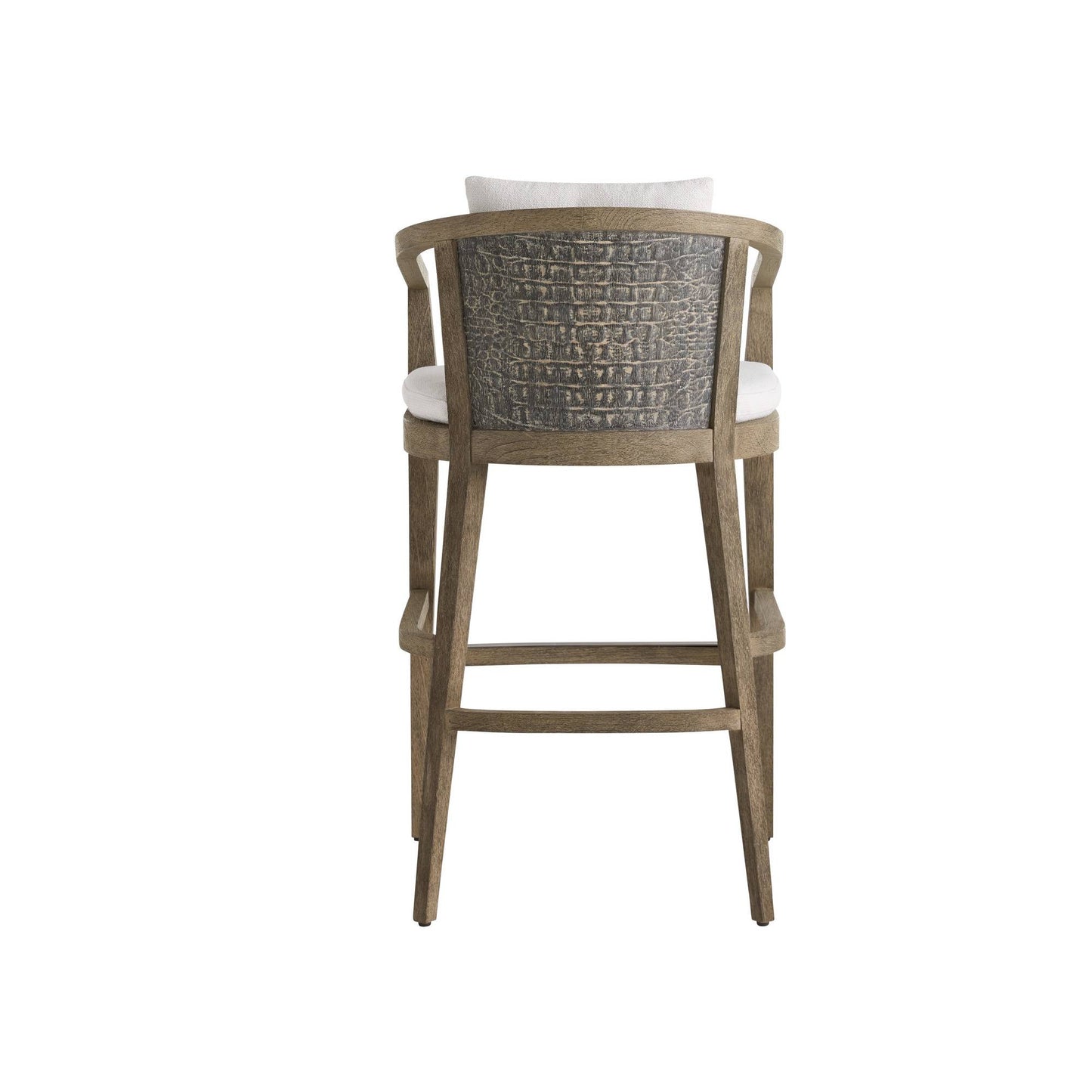 Arteriors Home Sobek Textured Back Outdoor Bar Stool