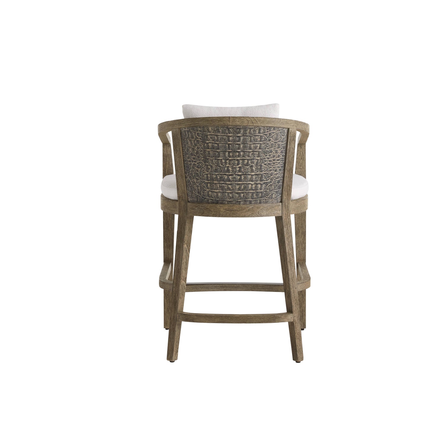 Arteriors Home Sobek Textured Back Outdoor Counter Stool