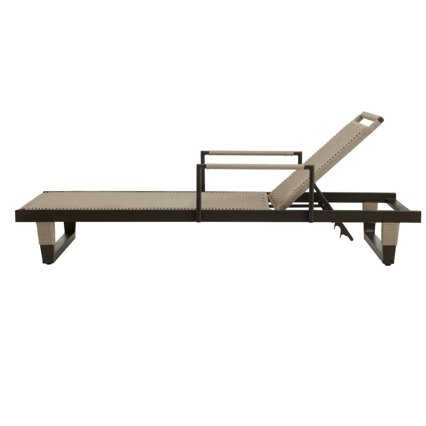 Arteriors Home Daytona Outdoor Chaise, Armed Buff