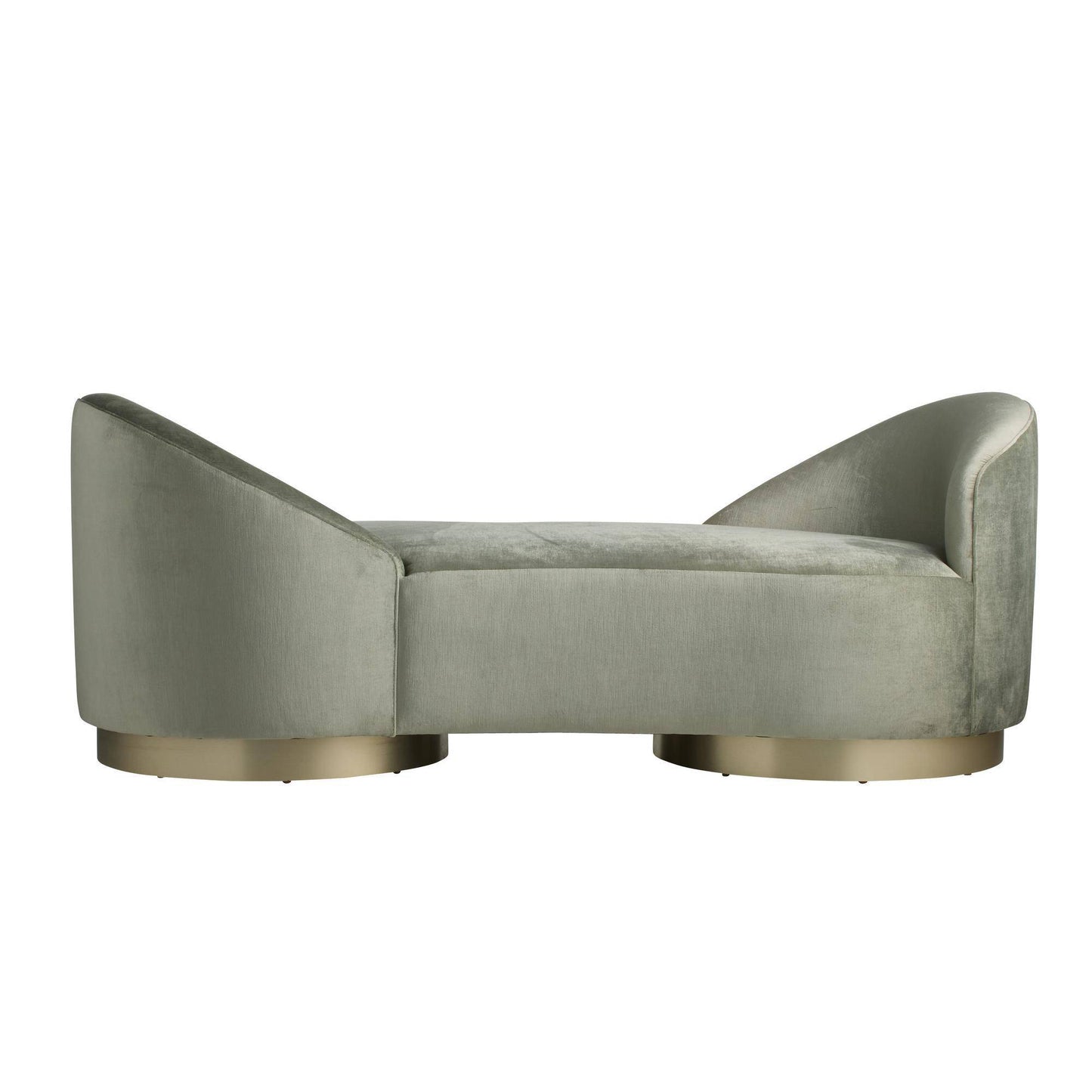 Arteriors Home Selene Chaise Sage Performance Velvet Sage