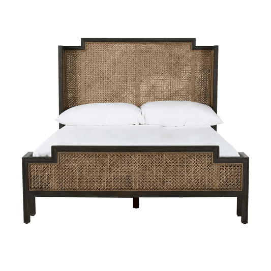 Gabby Camille Panel Bed Gray, Ash Wood