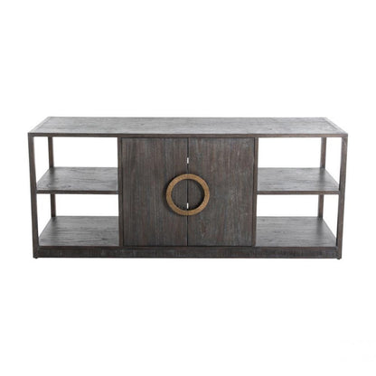 Gabby Chrei Media Console Cerused Ash, Stained Brass