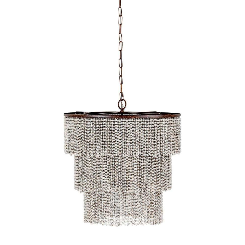 Gabby Etienne Chandelier Antique White, Rust Bronze