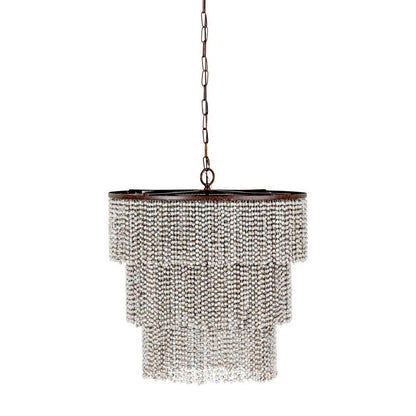 Gabby Etienne Chandelier Antique White, Rust Bronze