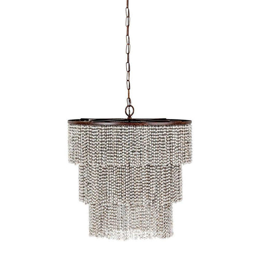 Gabby Etienne Chandelier Antique White, Rust Bronze